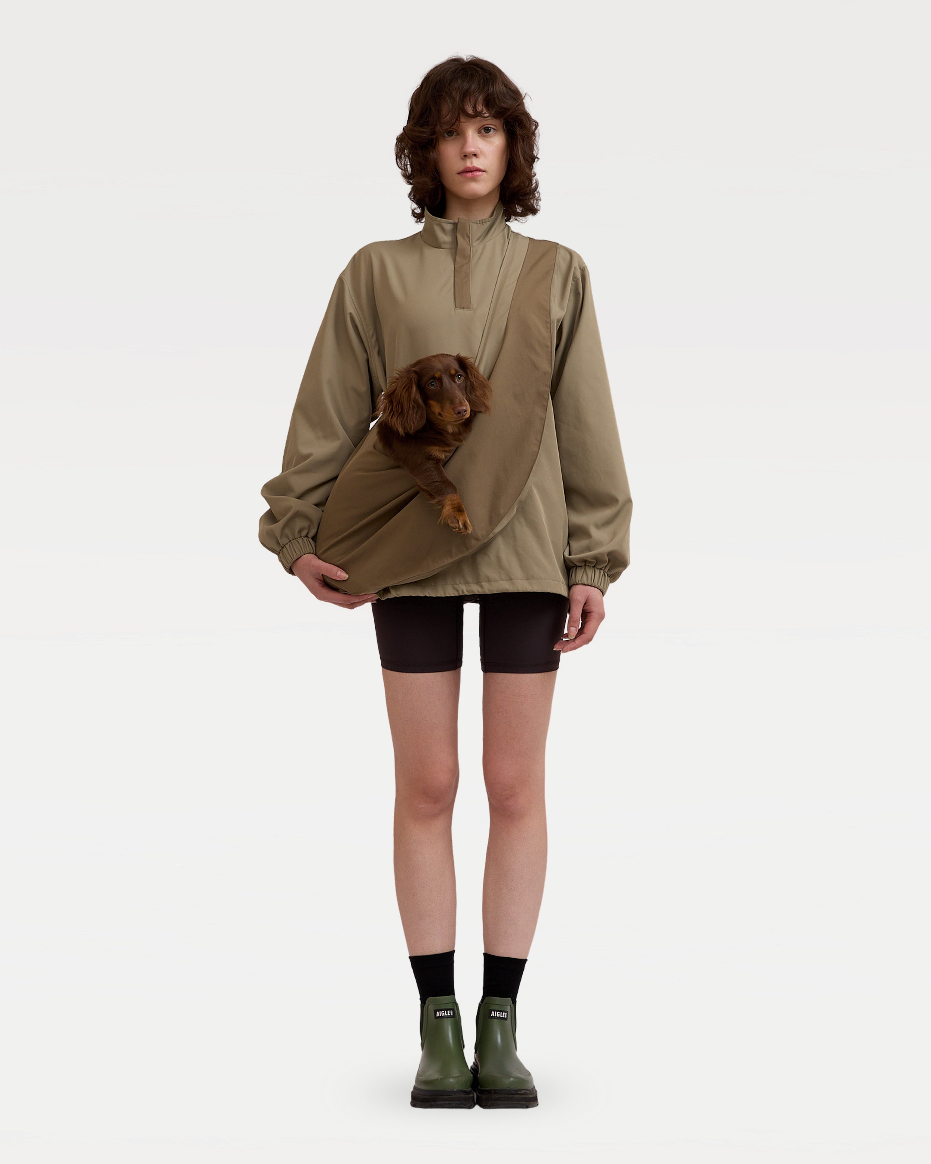 Riikyu kangaroo pouch pet sling carrier