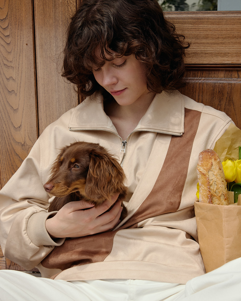 Riikyu kangaroo pouch pet sling carrier