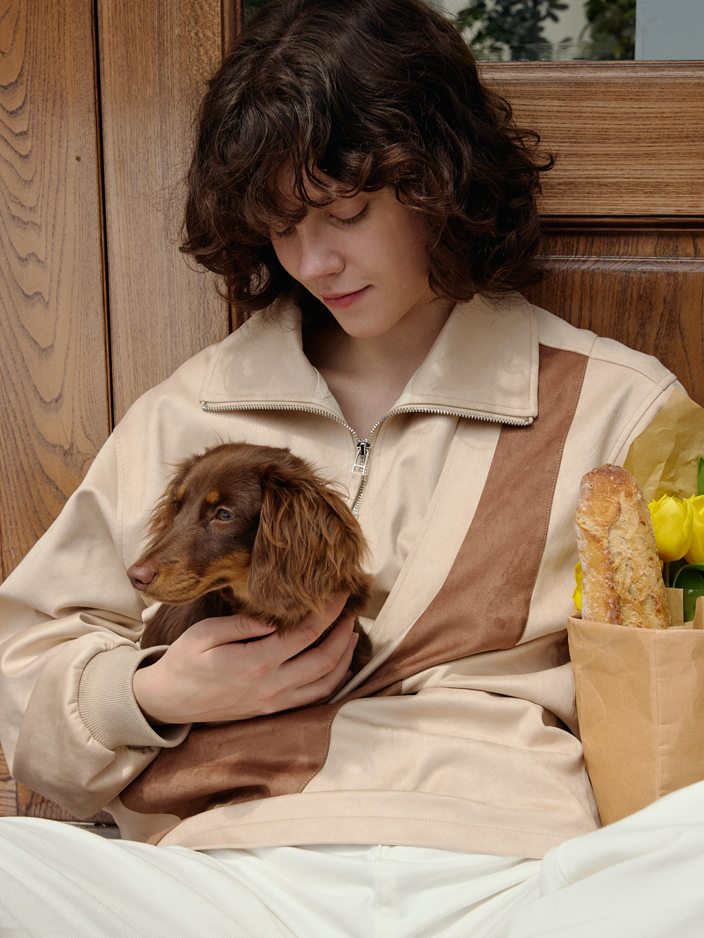 Riikyu kangaroo pouch pet sling carrier