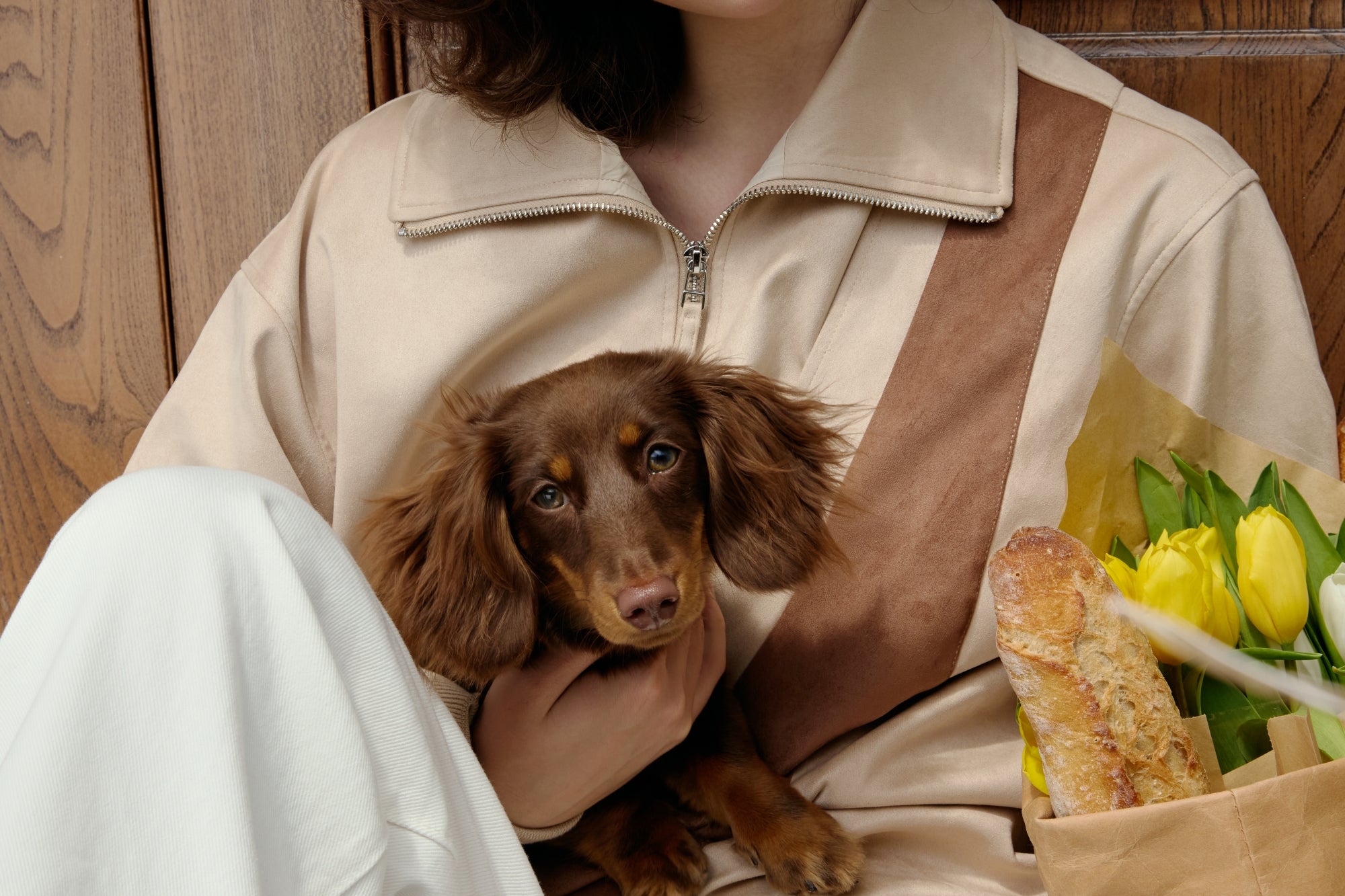 Riikyu kangaroo pouch pet sling carrier