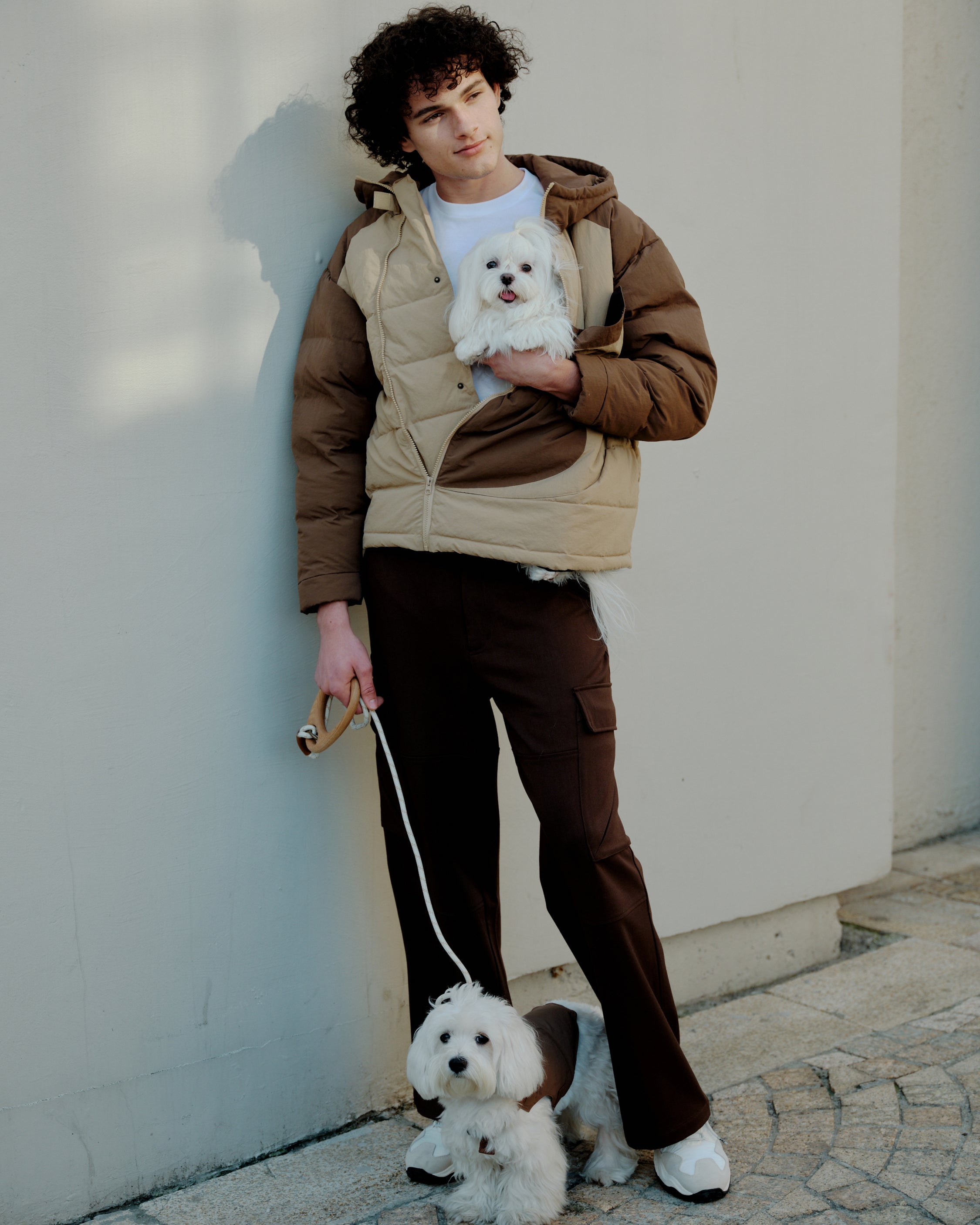 Riikyu kangaroo pouch pet sling carrier